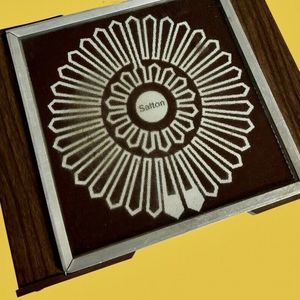 Vtg Salton Hotray Glass Food Warming Plate Automatic Warmer Hot Tray Works MCM